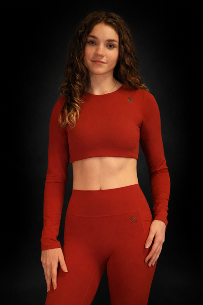 Crop top long sleeve